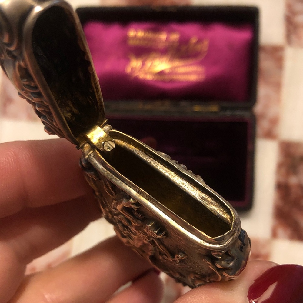 Victorian sterling vesta match safe - Picture 6 of 15